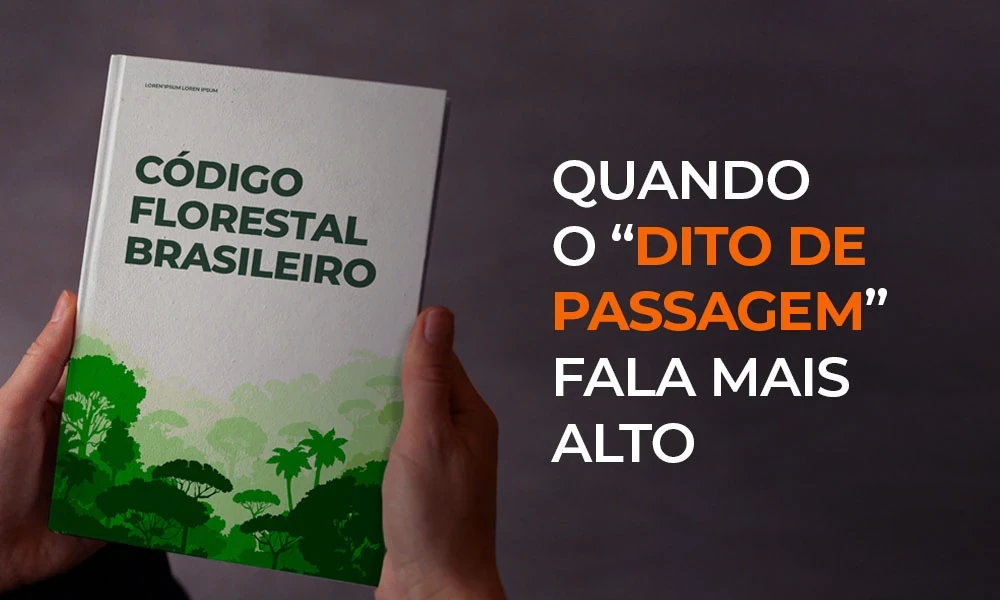 Quando o “dito de passagem” fala mais alto
